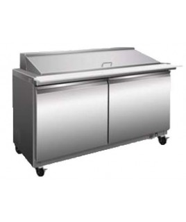 48" (18 Pan) Mega Top Sandwich Prep Table (Serv-Ware)